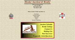 Desktop Screenshot of henkeauction.com